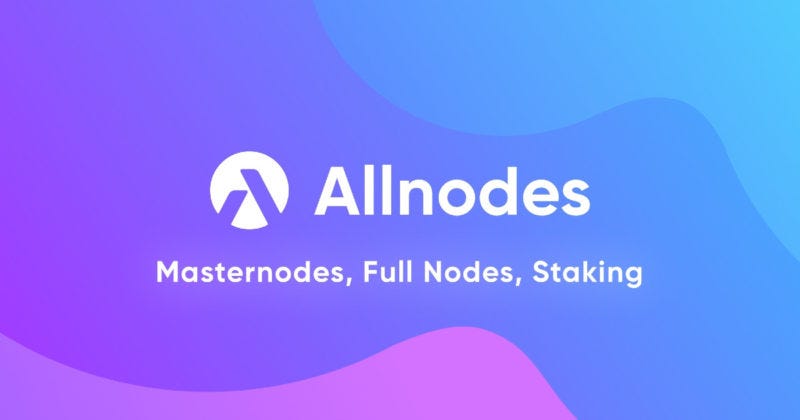 Allnodes dashboard preview
